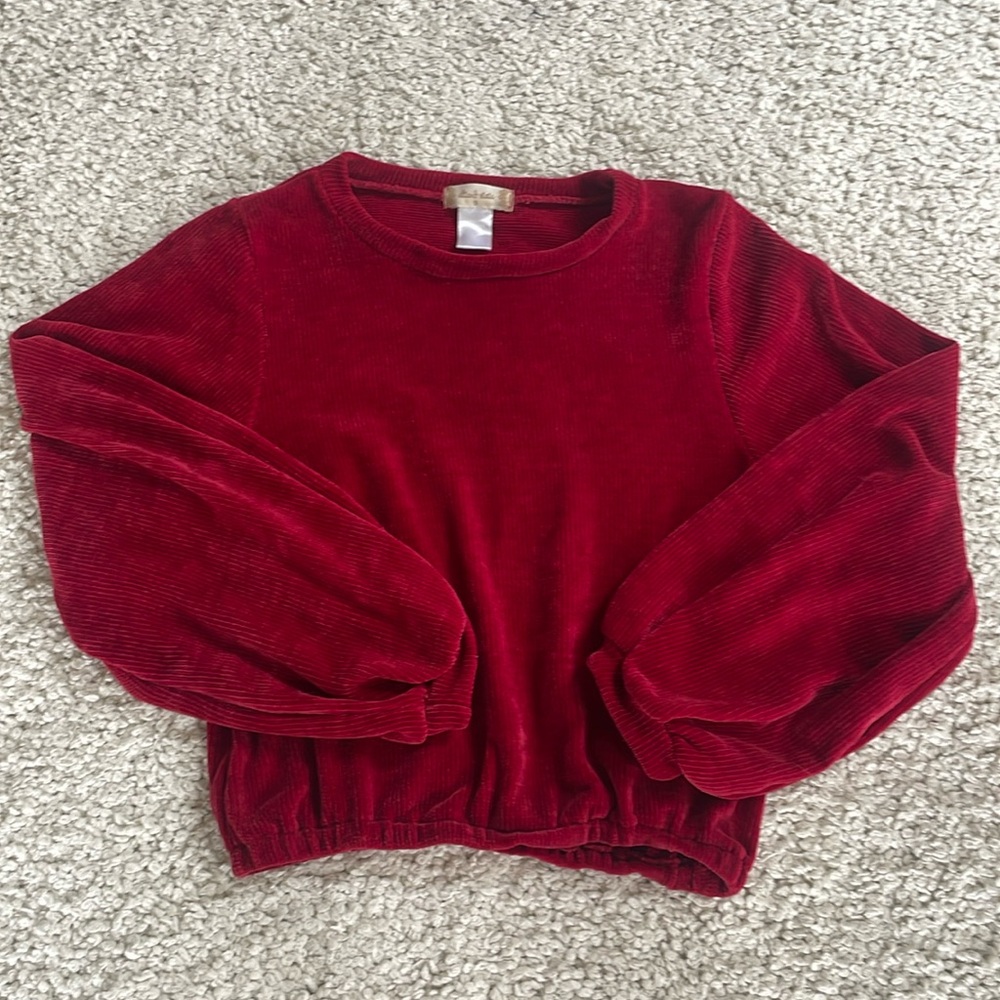 Altar’d State elastic waist/sleeve cozy sweater